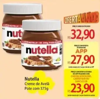 Atacadão Nutella Creme de Avelã oferta