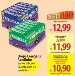 Atacadão Drops Freegells Azedinho Vários sabores oferta