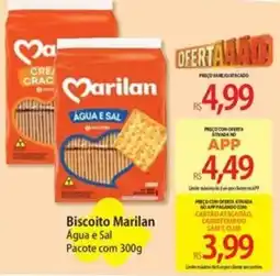 Atacadão Biscoito marilan água e sal oferta