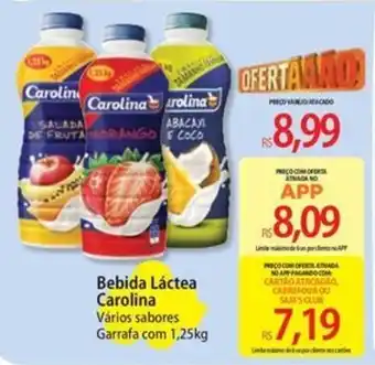 Atacadão Bebida Láctea Carolina Vários sabores oferta