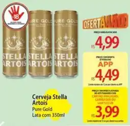 Atacadão Cerveja Stella Artois Pure Gold oferta