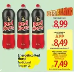 Atacadão Energético red horse tradicional oferta