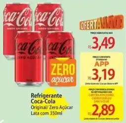 Atacadão Refrigerante coca-cola original/ zero açúcar oferta