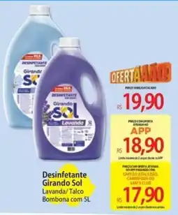 Atacadão Desinfetante Girando Sol Lavanda/ Talco oferta
