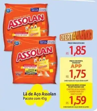 Atacadão Lã de Aço Assolan oferta