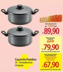 Atacadão Caçarola Panelux 24 - Antiaderente oferta