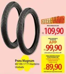 Atacadão Pneu magnum 60/100-17 tt dianteiro oferta