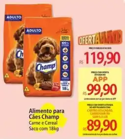 Atacadão Alimento para Cães Champ Carne e Cereal oferta