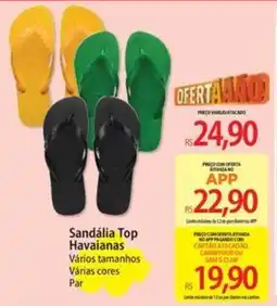 Atacadão Sandália top havaianas oferta
