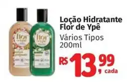 Supermercados Mateus Loção Hidratante Flor de Ypê Vários Tipos oferta