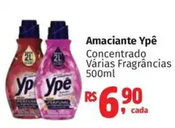 Supermercados Mateus Amaciantes ypê concentrado várias fragrâncias oferta