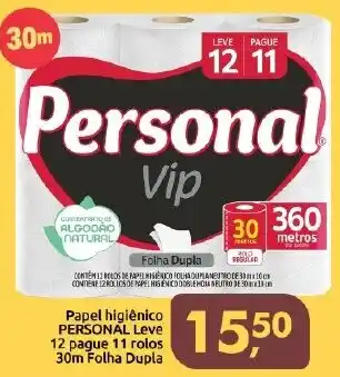 Supermercados Nori Papel higiênico personal vip oferta