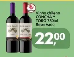 Supermercados Nori Vinho chileno concha y toro reservado oferta