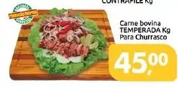 Supermercados Nori Carne bovina temperada kg para churrasco oferta