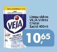 Supermercados Nori Limpa vidros VEJA Vidrex Cristal oferta