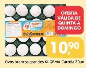 Supermercados Nori Ovos brancos grandes ki-gema oferta