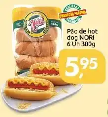 Supermercados Nori Pão de hot dog NORI oferta