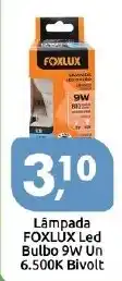Supermercados Nori Lâmpada FOXLUX Led Bulbo 9W Un oferta
