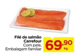 Carrefour Filé de salmão Carrefour oferta