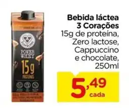 Carrefour Bebida láctea 3 Corações oferta