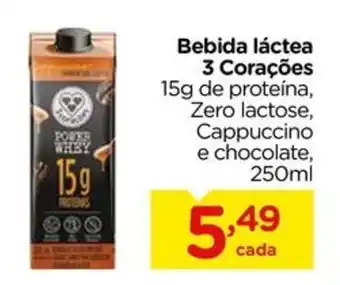 Carrefour Bebida láctea 3 Corações oferta