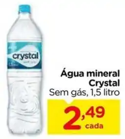 Carrefour Água mineral Crystal oferta