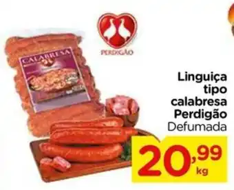 Linguiça tipo calabresa Perdigão Defumada