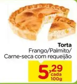 Carrefour Torta frango/palmito/carne-seca com requeijão oferta