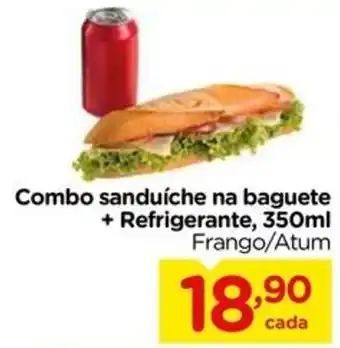 Carrefour Combo sanduiche na baguete frango/atum oferta