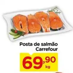 Carrefour Posta de salmão Carrefour oferta