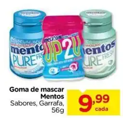 Carrefour Goma de mascar Mentos Sabores, Garrafa oferta