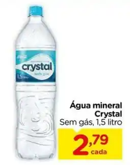 Carrefour Água mineral crystal sem gás oferta