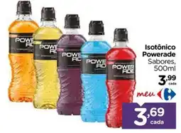 Carrefour Isotônico powerade sabores oferta