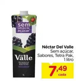 Carrefour Néctar Del Valle Sem açúcar, Sabores oferta