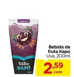 Carrefour Bebida de fruta Kapo Uva oferta