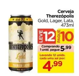 Carrefour Cerveja Therezópolis Gold, Lager, Lata oferta