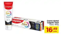 Carrefour Creme dental Colgate Total Tipos oferta