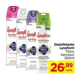 Carrefour Desinfetante Lysoform Tipos oferta