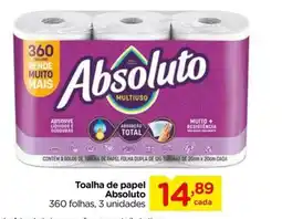 Carrefour Toalha de papel Absoluto oferta