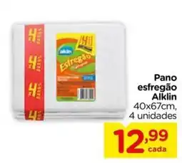 Carrefour Pano esfregão Alklin oferta