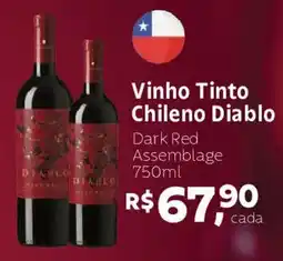 Supermercados Mateus Vinho Tinto Chileno Diablo oferta