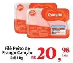 Supermercados Mateus Filé Peito de Frango Canção oferta