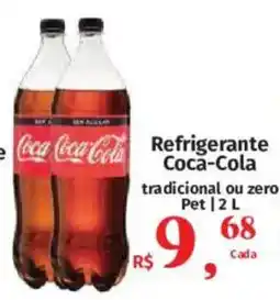 Supermercados Mateus Refrigerante Coca-Cola tradicional ou zero oferta