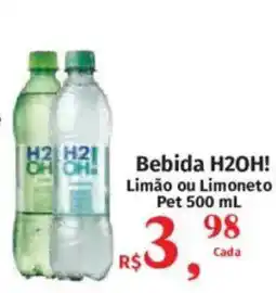 Supermercados Mateus Bebida h2o! limão ou limoneto oferta