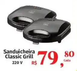 Supermercados Mateus Sanduicheira Classic Grill oferta