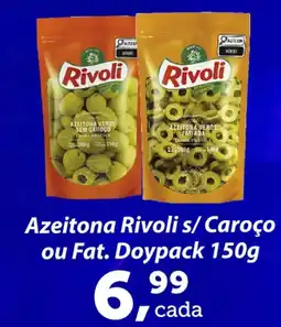 Rossi Supermercado Azeitona rivoli s/ caroço ou fat. doypack oferta