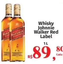 Supermercados Mateus Whisky Johnnie Walker Red Label oferta