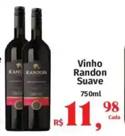 Supermercados Mateus Vinho Randon Suave oferta
