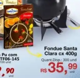 Supermercados Manentti Fondue Santa Clara oferta