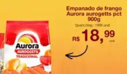 Supermercados Manentti Empanado de frango Aurora aurogetts pct oferta